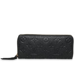 Louis Vuitton Louis Vuitton Black Monogram Empreinte Clemence Wallet