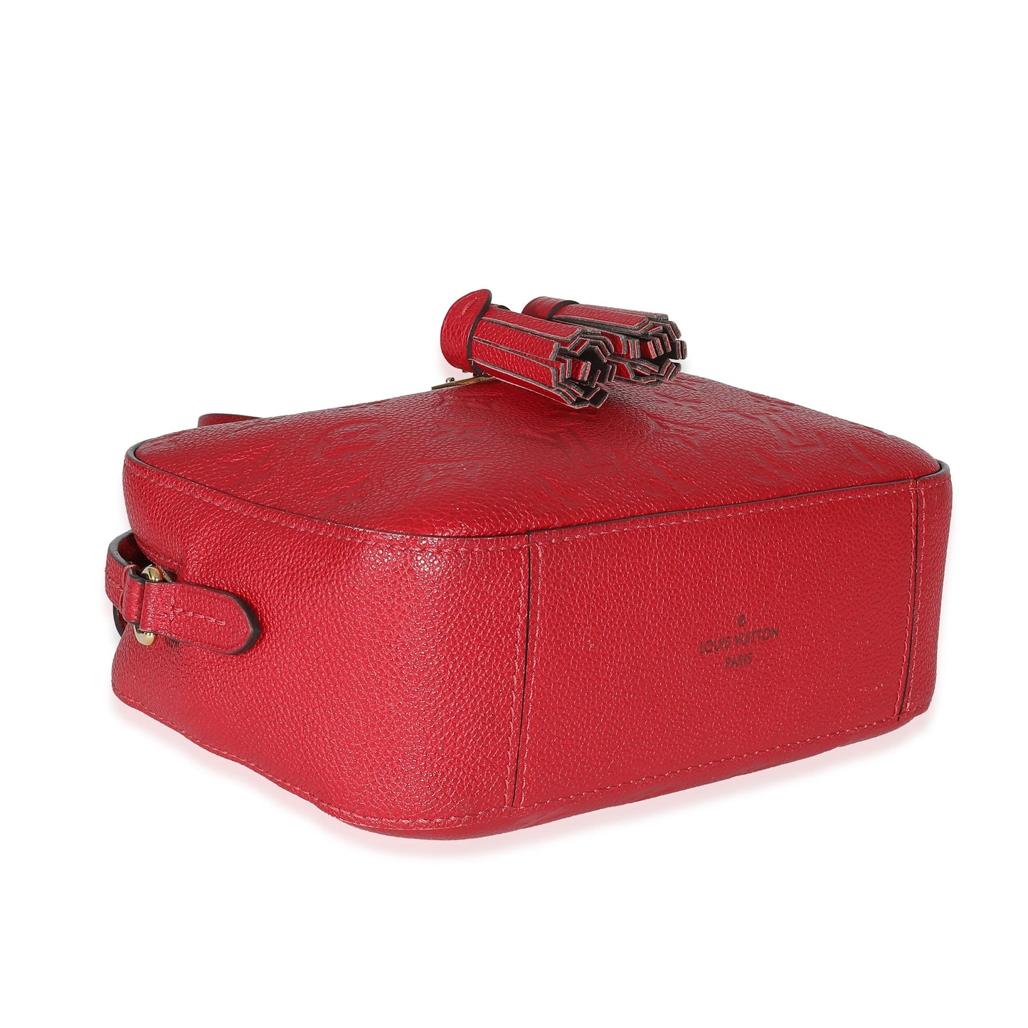 Louis Vuitton Red Monogram Empreinte Saintonge Crossbody
