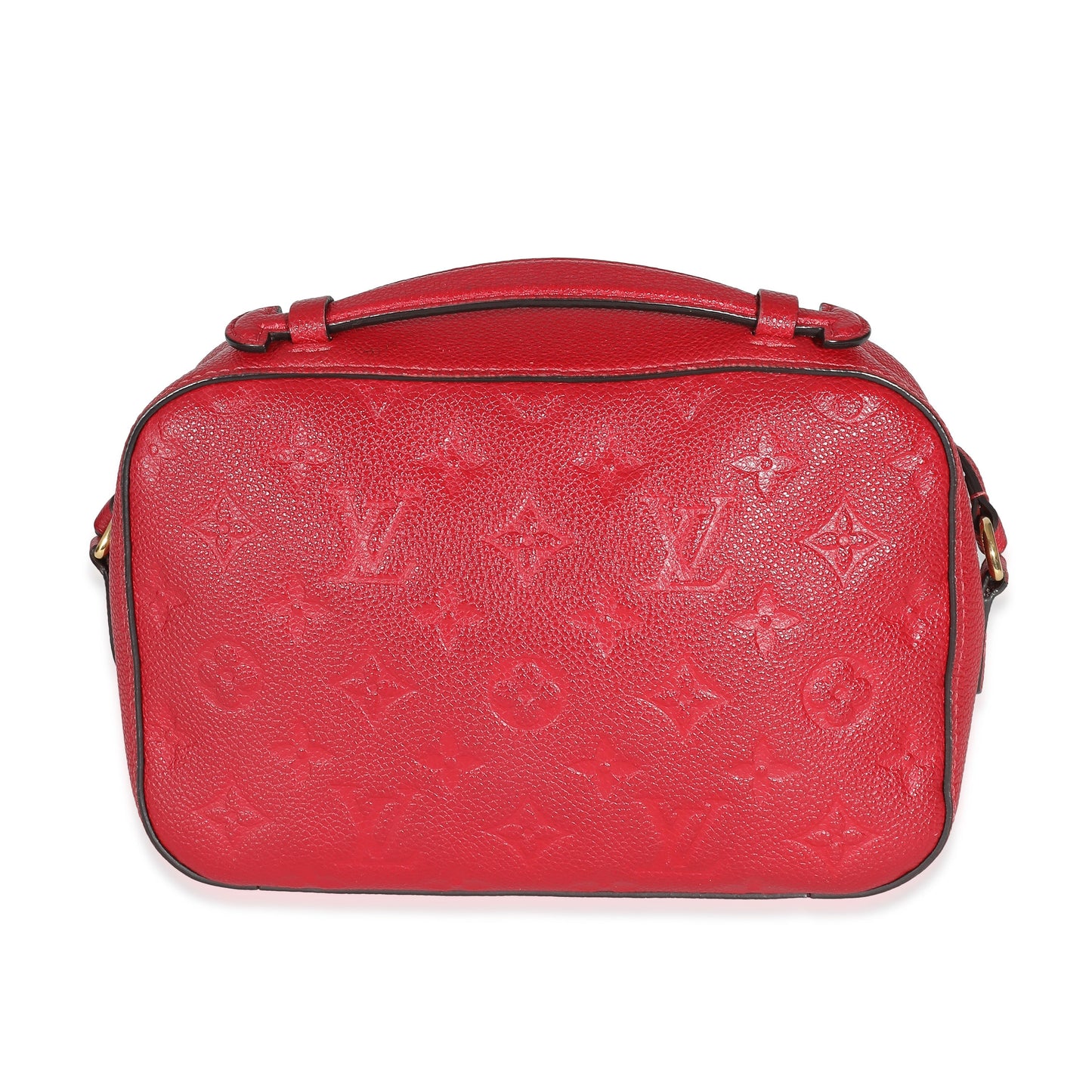 Louis Vuitton Red Monogram Empreinte Saintonge Crossbody