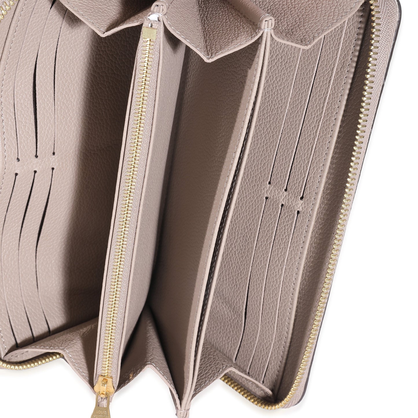 Louis Vuitton Louis Vuitton Dove Cream Monogram Empreinte Zippy Wallet