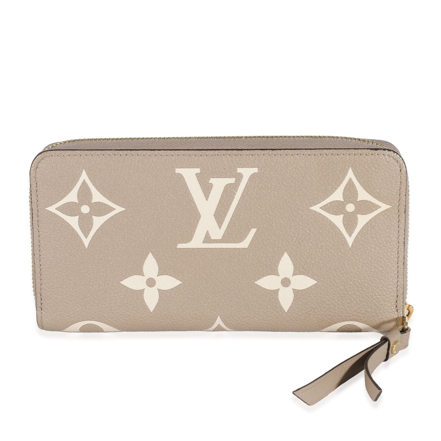 Louis Vuitton Louis Vuitton Dove Cream Monogram Empreinte Zippy Wallet