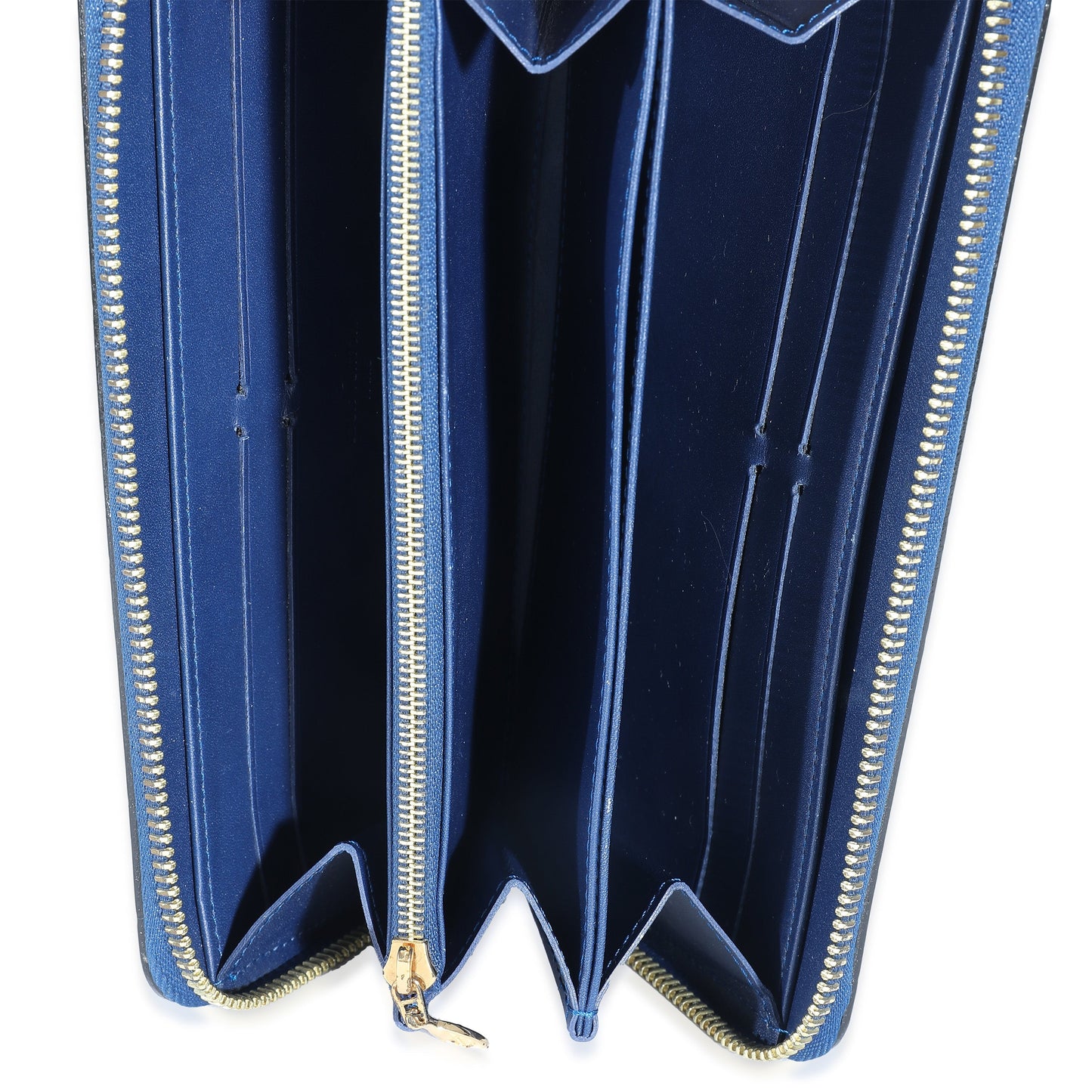 Louis Vuitton Louis Vuitton Grand Bleu Vernis Zippy Wallet