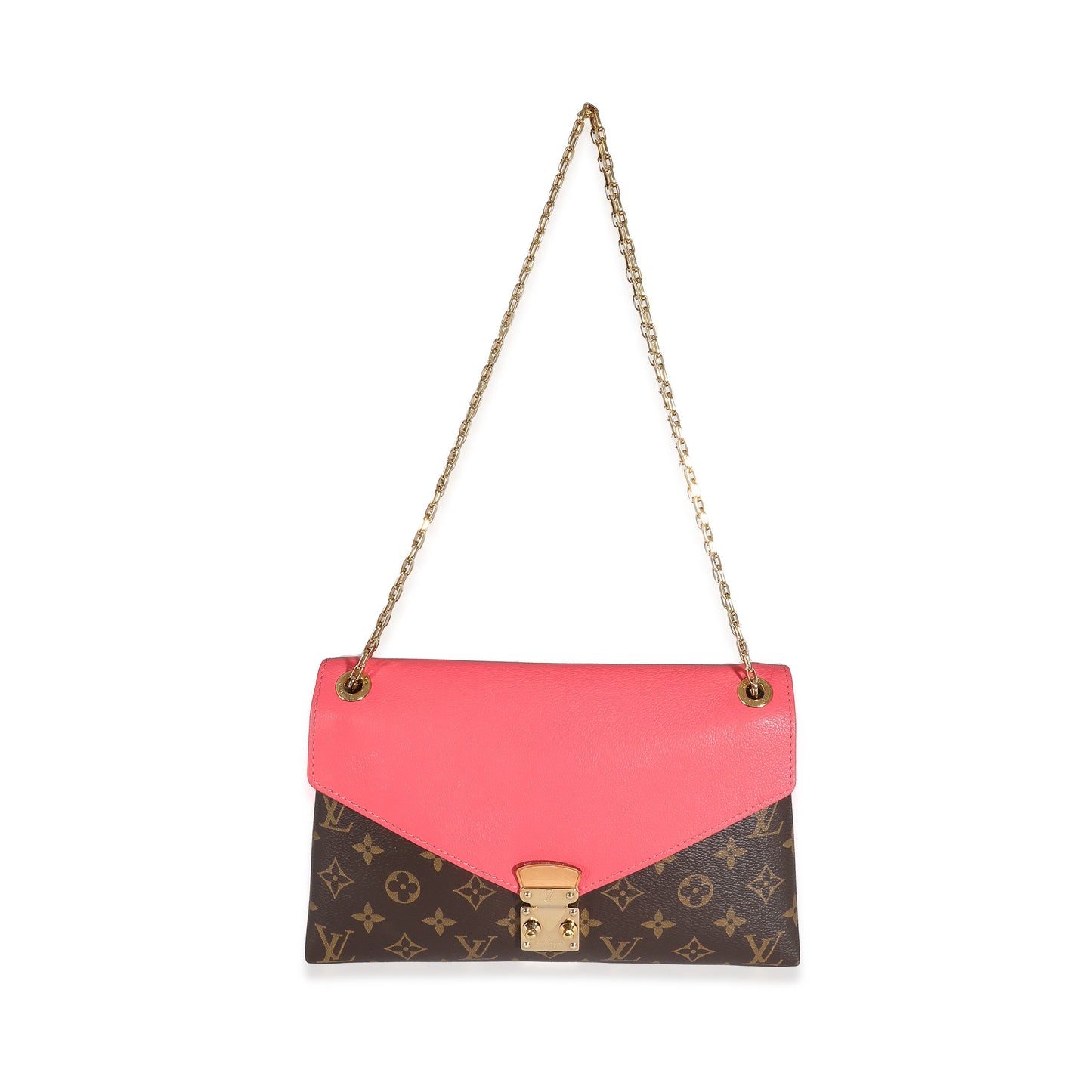 Louis Vuitton Louis Vuitton Rose Litchi Monogram Canvas Pallas Chain Bag