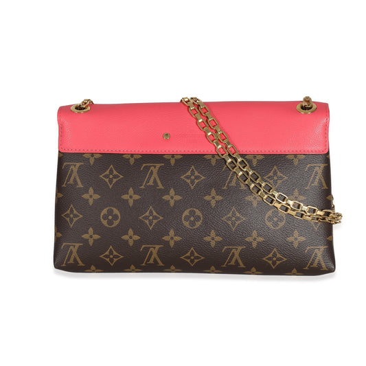 Louis Vuitton Louis Vuitton Rose Litchi Monogram Canvas Pallas Chain Bag