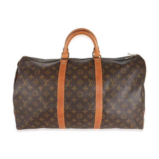Louis Vuitton Louis Vuitton   Monogram Canvas Keepall 50