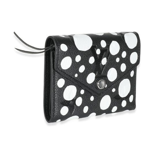 Louis Vuitton Louis Vuitton X YK Black & White Monogram Empreinte Victorine Wallet