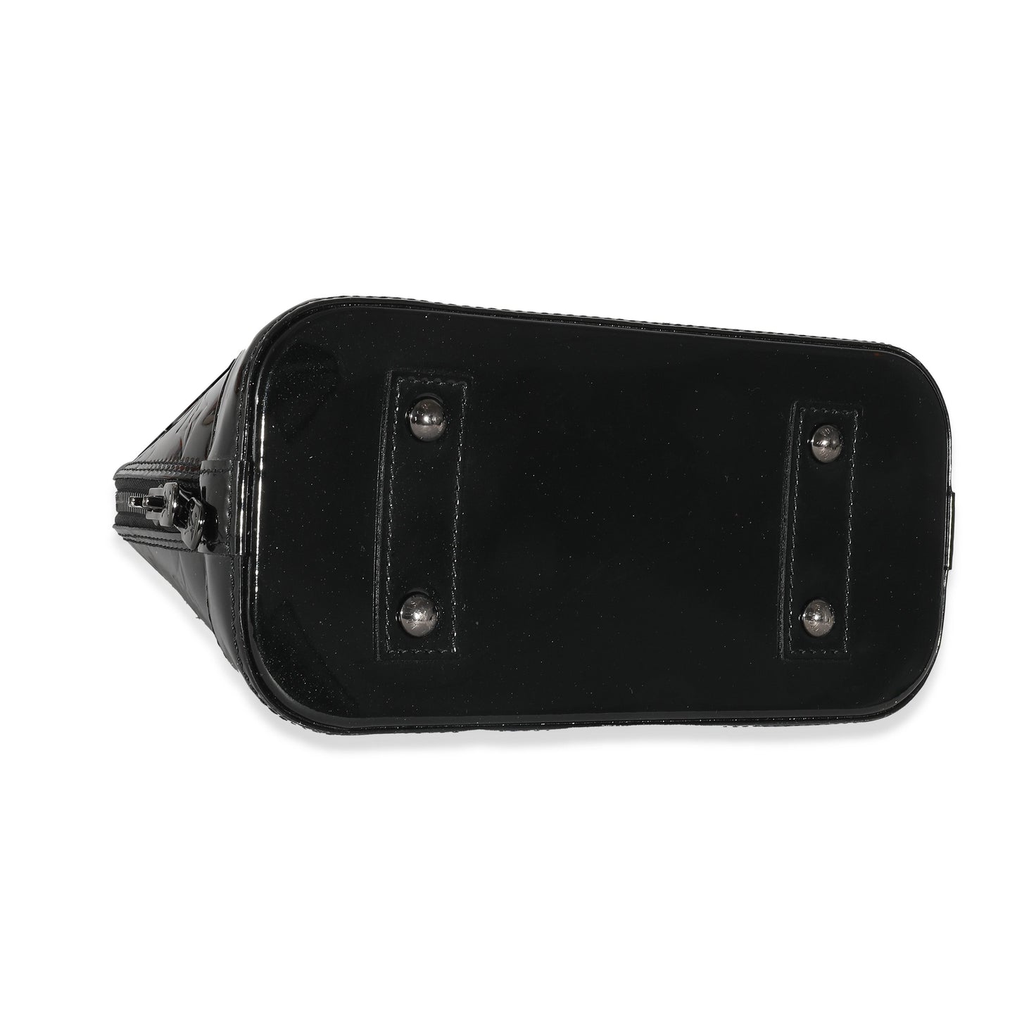 Louis Vuitton Louis Vuitton Black Magnetique Monogram Vernis Alma BB