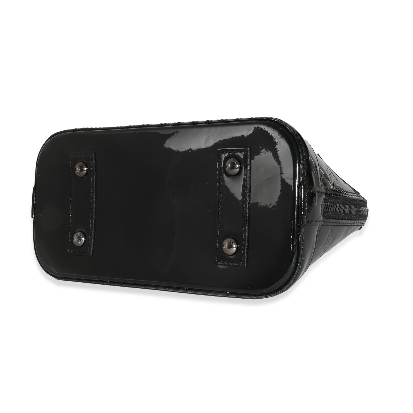 Louis Vuitton Louis Vuitton Black Magnetique Monogram Vernis Alma BB