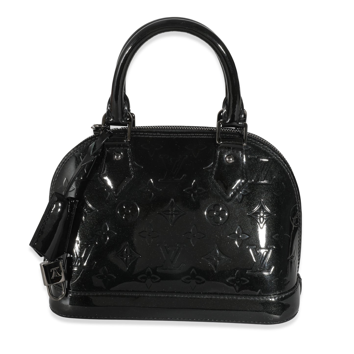 Louis Vuitton Louis Vuitton Black Magnetique Monogram Vernis Alma BB