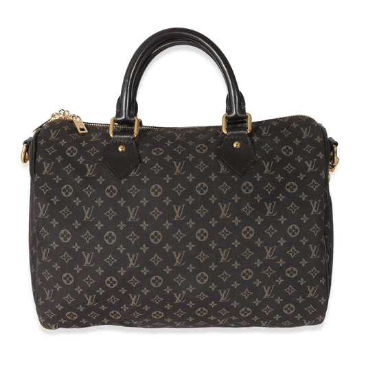 Louis Vuitton Louis Vuitton Brown Monogram Canvas Mini Lin Speedy Bandouliere 30