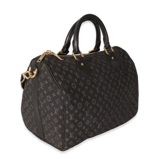 Louis Vuitton Louis Vuitton Brown Monogram Canvas Mini Lin Speedy Bandouliere 30