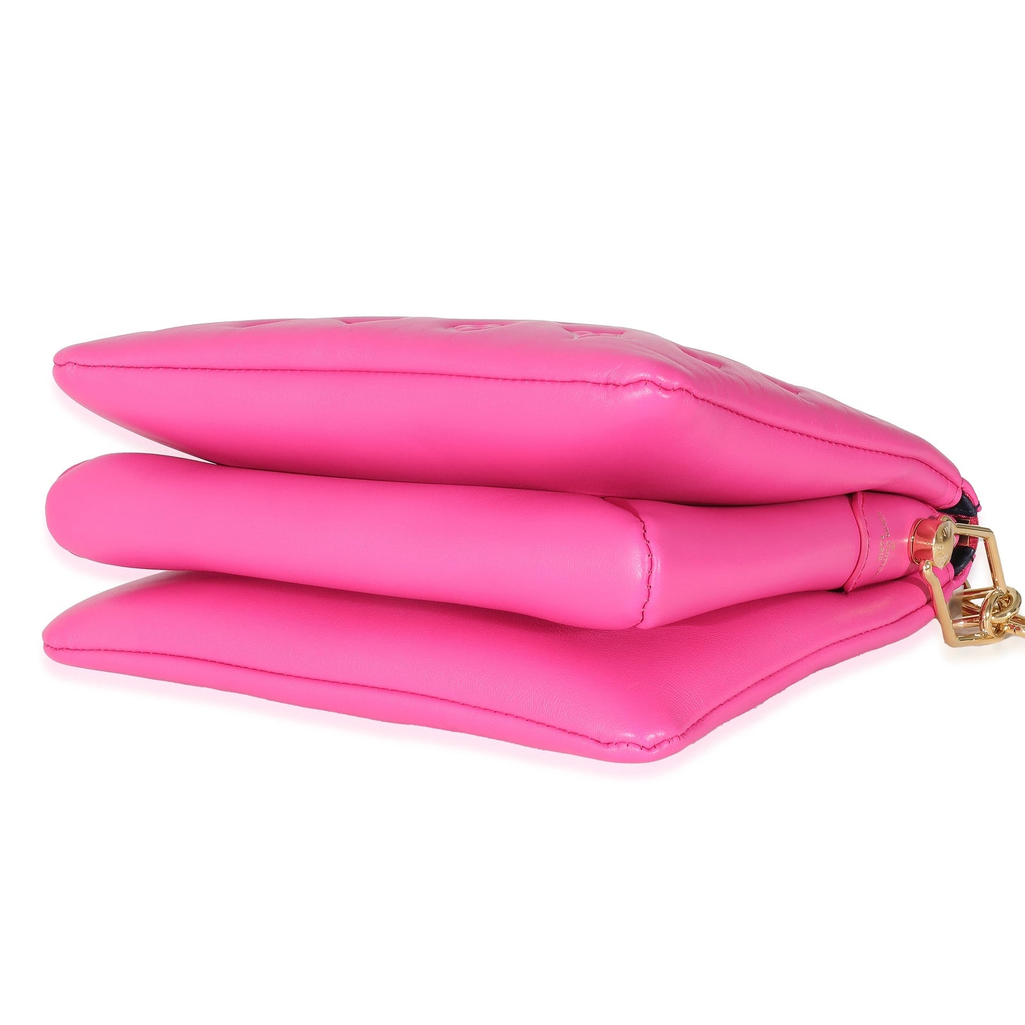 Louis Vuitton Louis Vuitton Pink Monogram Embossed Lambskin Coussin PM