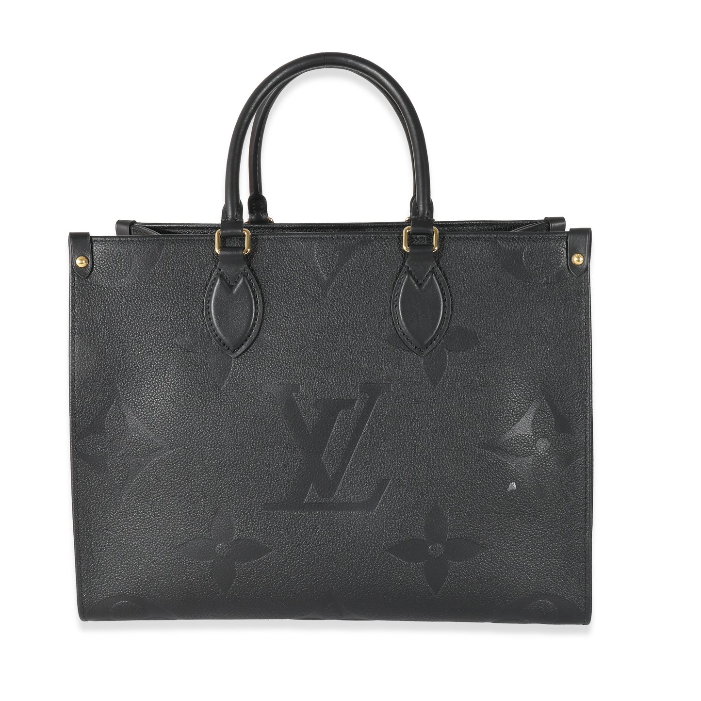 Louis Vuitton Louis Vuitton Black Monogram Giant Empreinte Onthego MM