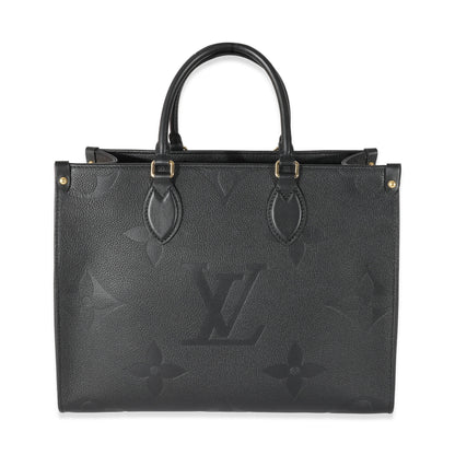 Louis Vuitton Louis Vuitton Black Monogram Giant Empreinte Onthego MM