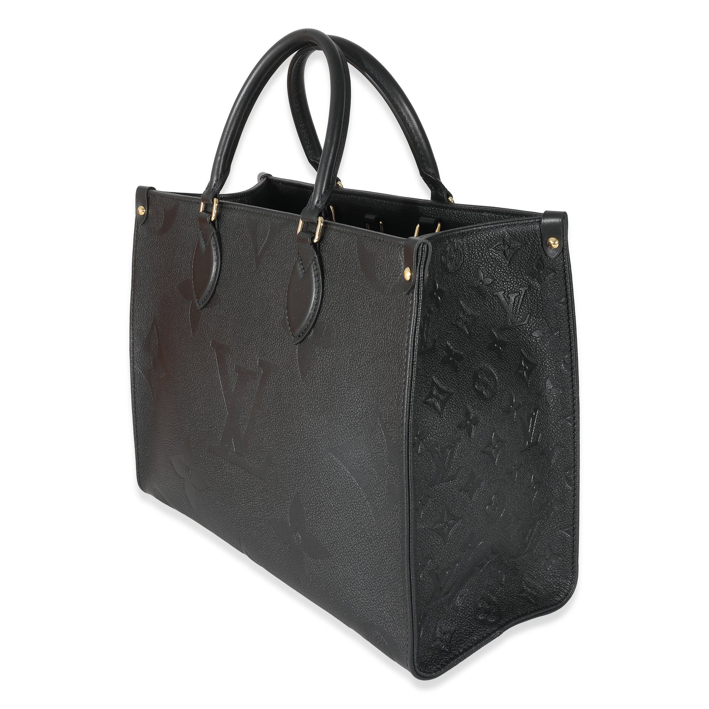Louis Vuitton Louis Vuitton Black Monogram Giant Empreinte Onthego MM