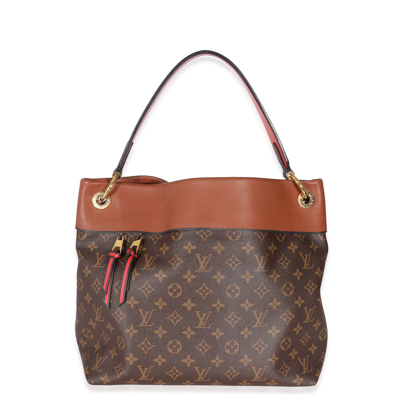 Louis Vuitton Louis Vuitton Caramel Rouge Monogram Canvas Tuileries Besace