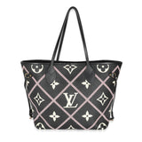 Louis Vuitton Louis Vuitton Black Monogram Empreinte Broderies Neverfull MM