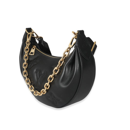 Louis Vuitton Louis Vuitton Black Calfskin Bubblegram Over The Moon