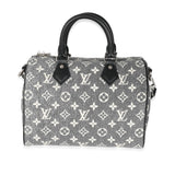 Louis Vuitton Louis Vuitton Black Monogram Denim Jacquard Speedy Bandouliere 25