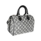 Louis Vuitton Louis Vuitton Black Monogram Denim Jacquard Speedy Bandouliere 25