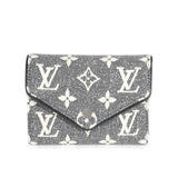 Louis Vuitton Louis Vuitton Black Denim Monogram Jacquard Victorine Wallet