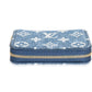 Louis Vuitton Louis Vuitton Blue Denim Monogram Jacquard Zippy Coin Purse