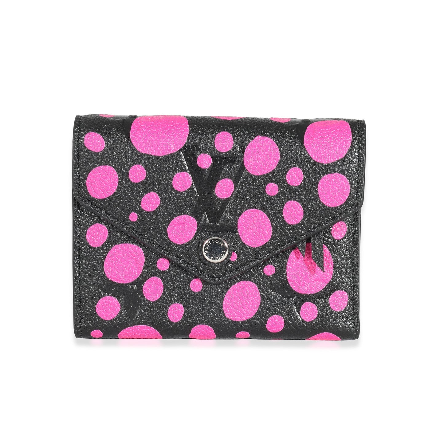 Louis Vuitton Louis Vuitton x Yayoi Kusama Noir Fuchsia Empreinte Victorine Wallet