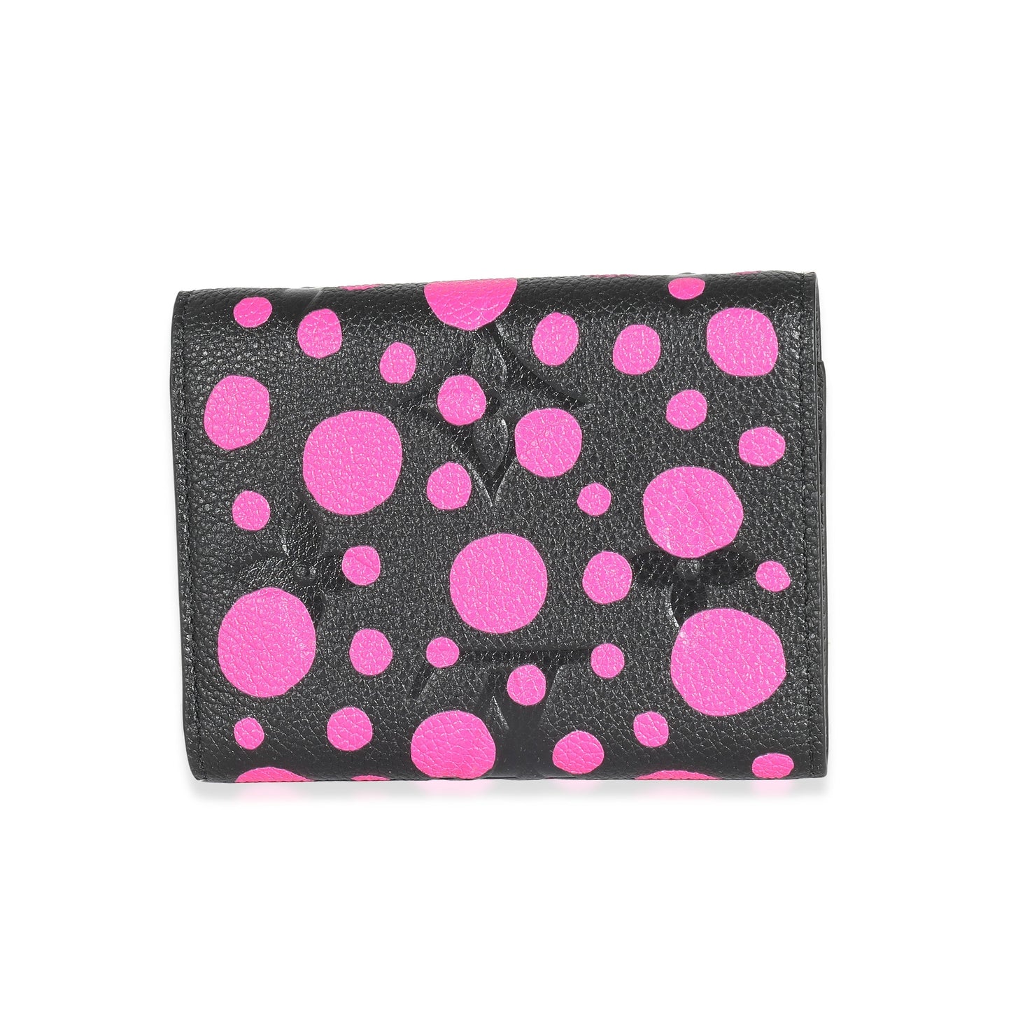 Louis Vuitton Louis Vuitton x Yayoi Kusama Noir Fuchsia Empreinte Victorine Wallet
