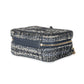 Chanel Navy Tweed Snakeskin Small CC Filigree Vanity Case