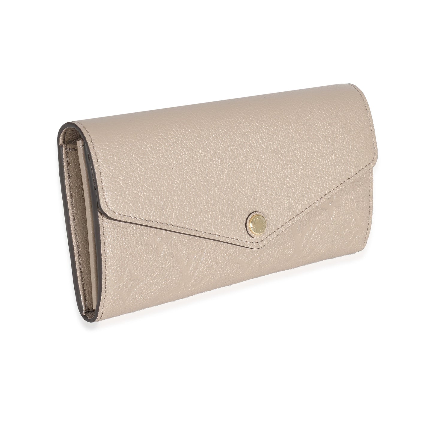 Louis Vuitton Louis Vuitton Tourterelle Monogram Empreinte Sarah Wallet