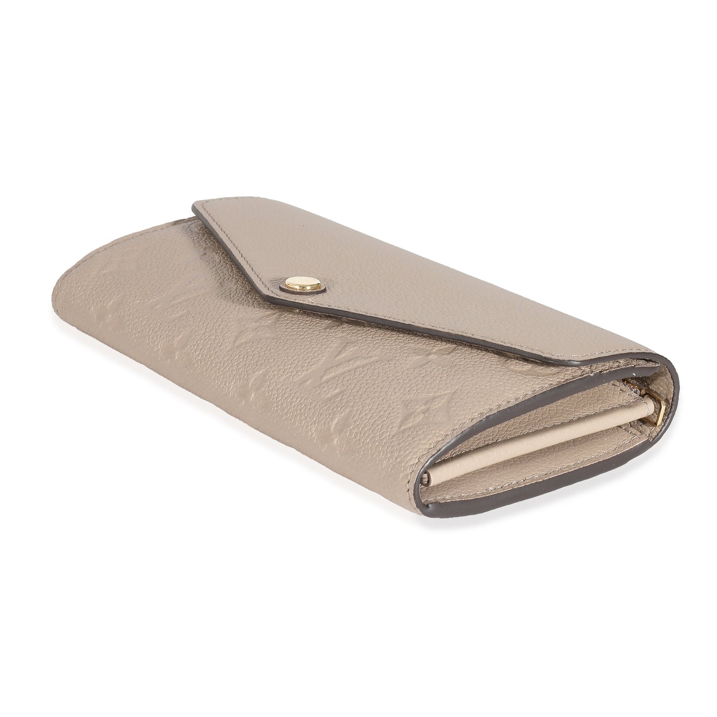 Louis Vuitton Louis Vuitton Tourterelle Monogram Empreinte Sarah Wallet