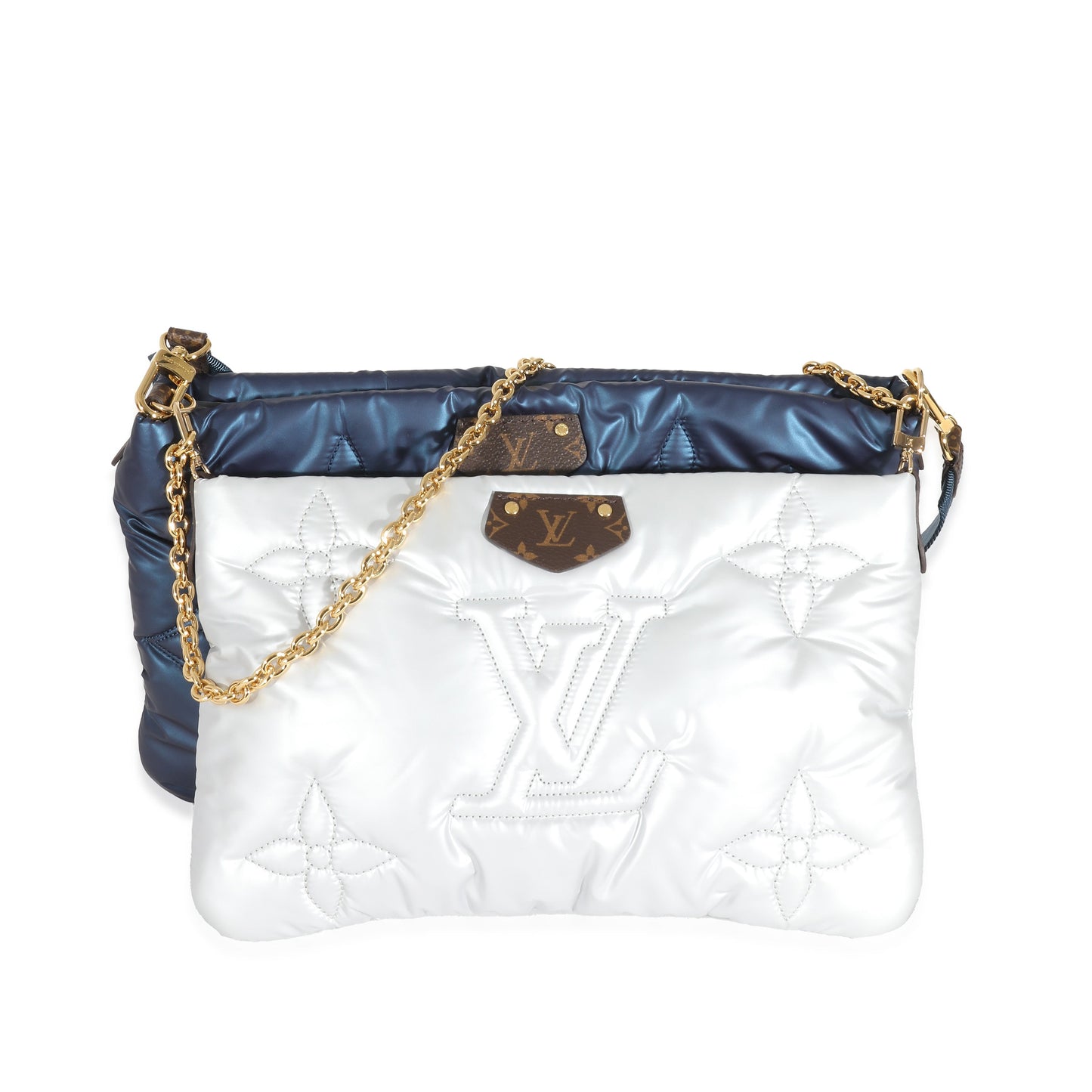 Louis Vuitton Louis Vuitton Navy Silver Econyl Maxi Multi Pochette Accessoires