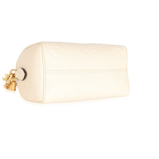 Louis Vuitton Louis Vuitton Creme Empreinte Speedy Bandoulière 20
