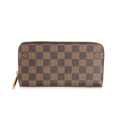 Louis Vuitton Louis Vuitton Damier Ebene Canvas Zippy Wallet