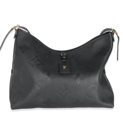 Louis Vuitton Louis Vuitton Black Monogram Empreinte CarryAll MM