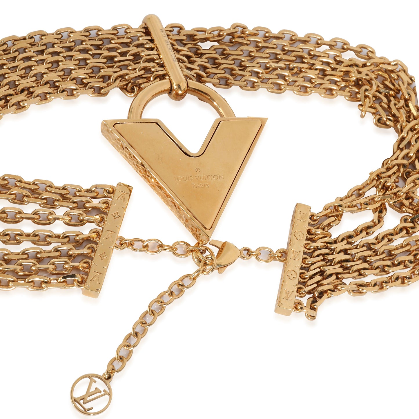 Louis Vuitton Essential V Multi-Strand Necklace in  Base Metal