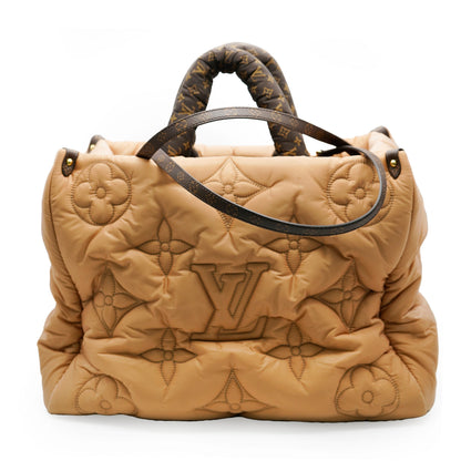 Louis Vuitton Louis Vuitton Beige Econyl Monogram Pillow Giant Onthego GM