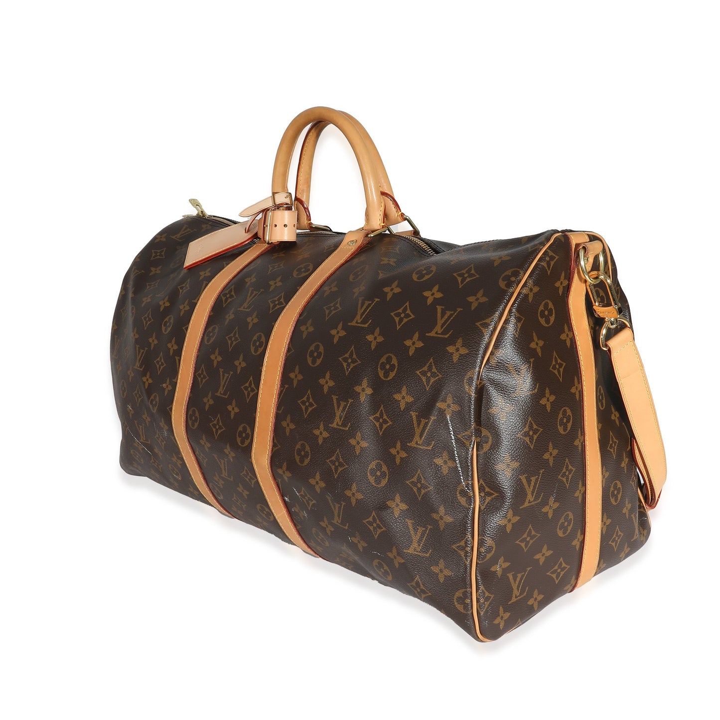 Louis Vuitton Louis Vuitton Monogram Canvas Keepall Bandouliere 55