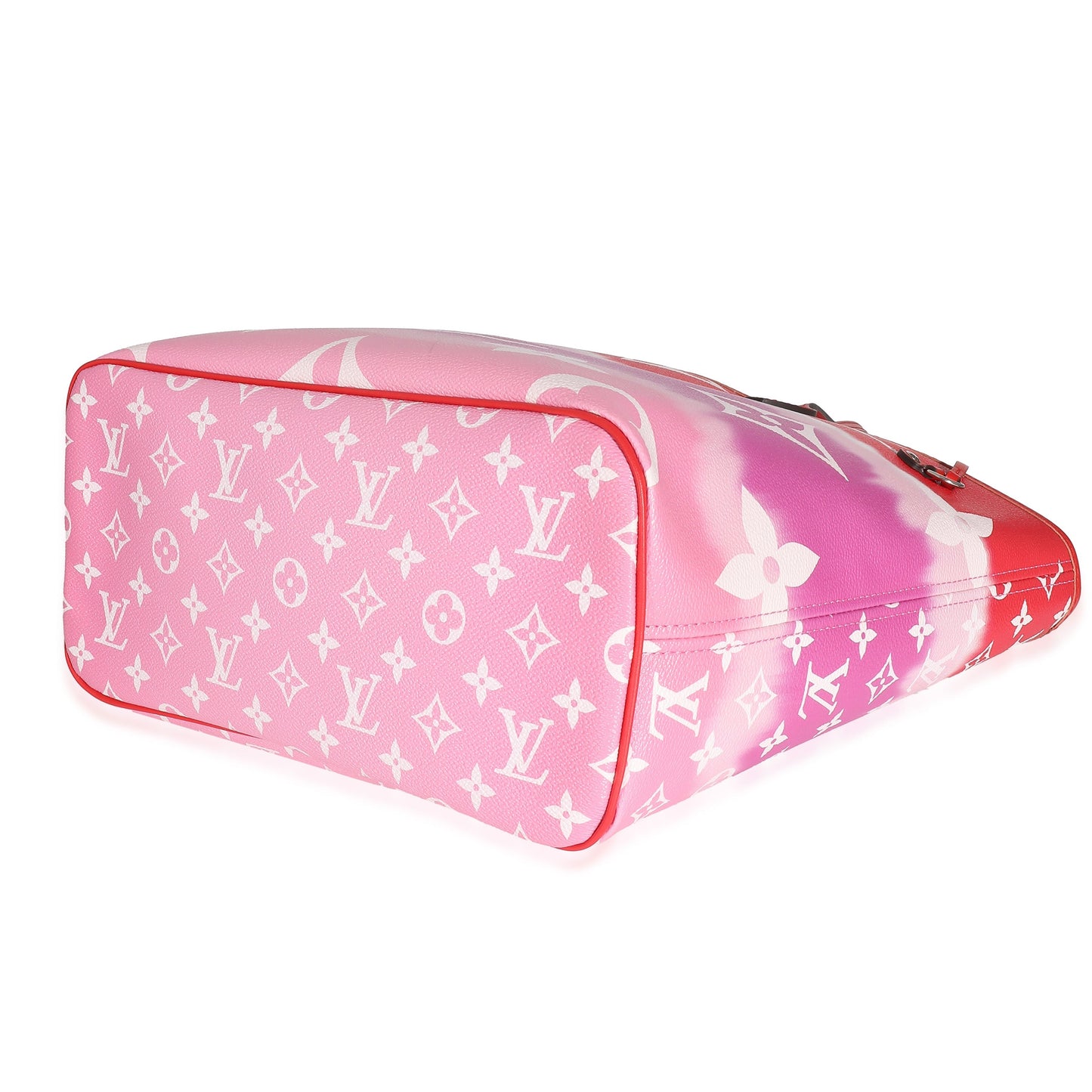 Louis Vuitton Louis Vuitton Red Pink Rogue LV Escale Canvas Neverfull MM