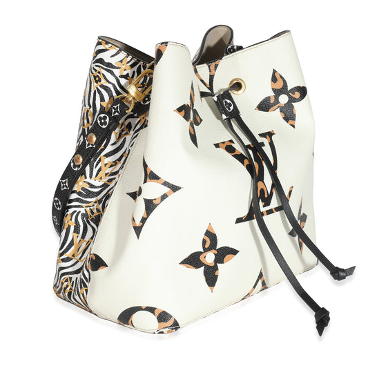 Louis Vuitton Louis Vuitton Ivory Monogram Giant Jungle Canvas NéoNoé MM