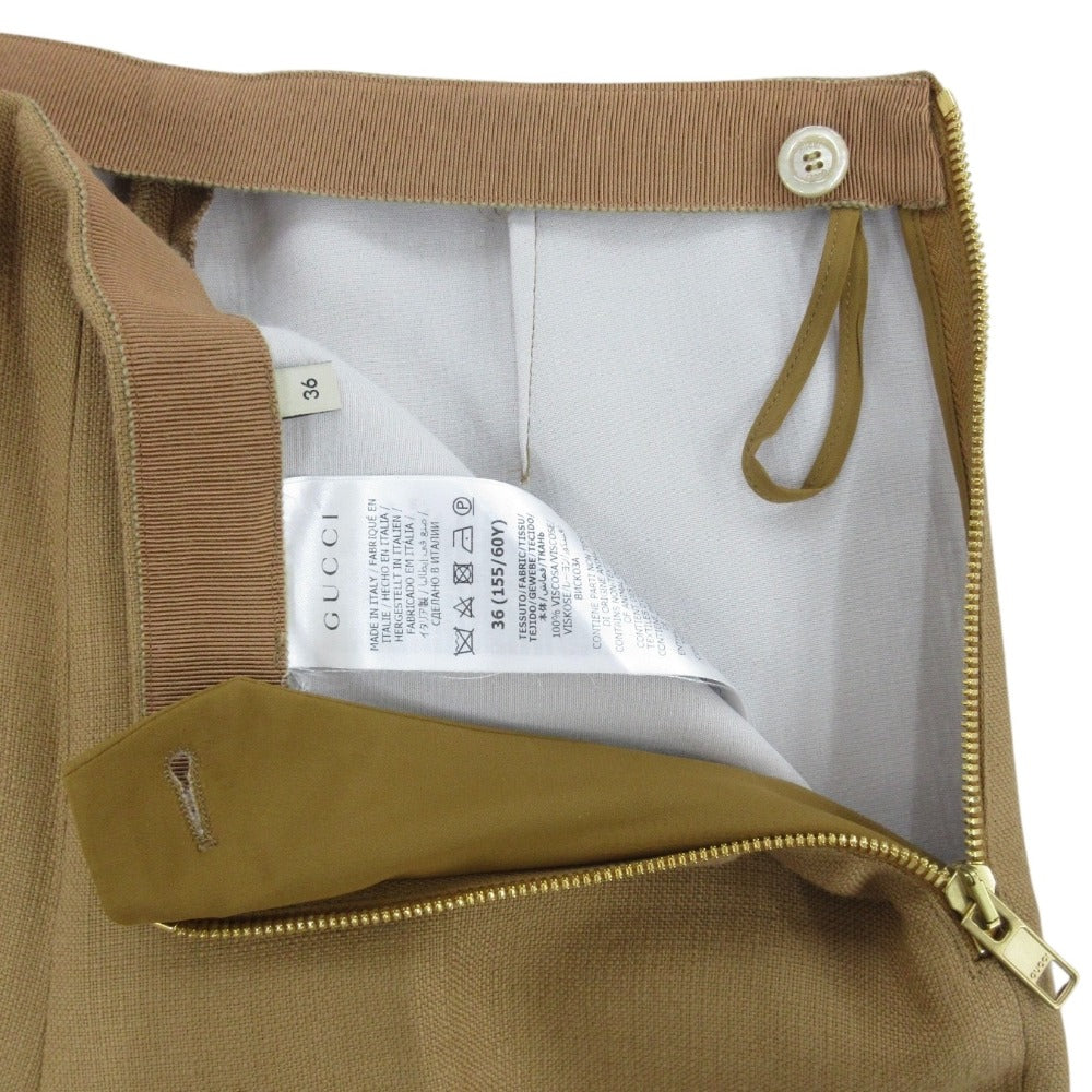Gucci Side Zip Viscose Pants