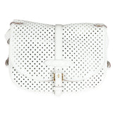 Louis Vuitton White Perforated Leather Sofia Coppola Flore Saumur
