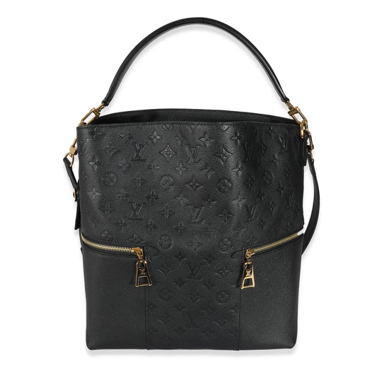Louis Vuitton Louis Vuitton Black Monogram Empreinte Mélie