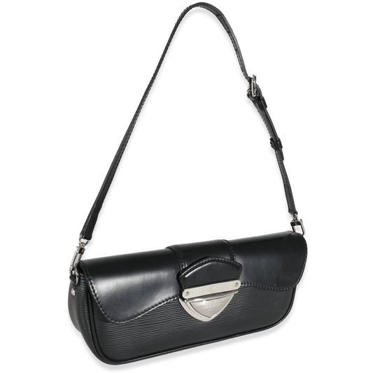 Louis Vuitton Louis Vuitton Black Epi Montaigne Clutch