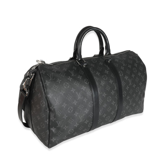 Louis Vuitton Louis Vuitton Monogram Eclipse Canvas Keepall Bandoulière 45