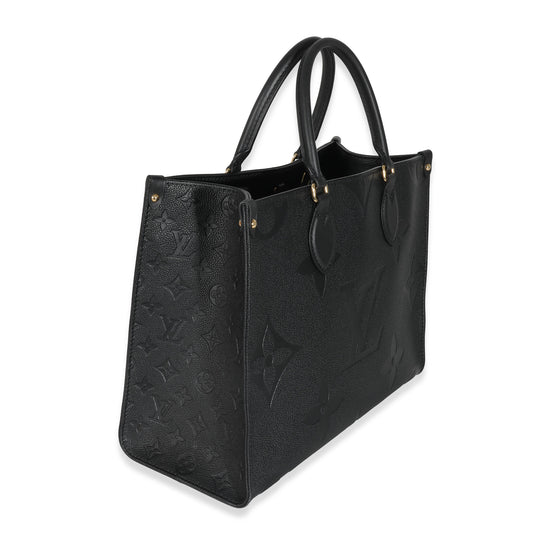 Louis Vuitton Louis Vuitton Black Monogram Giant Empreinte Onthego MM