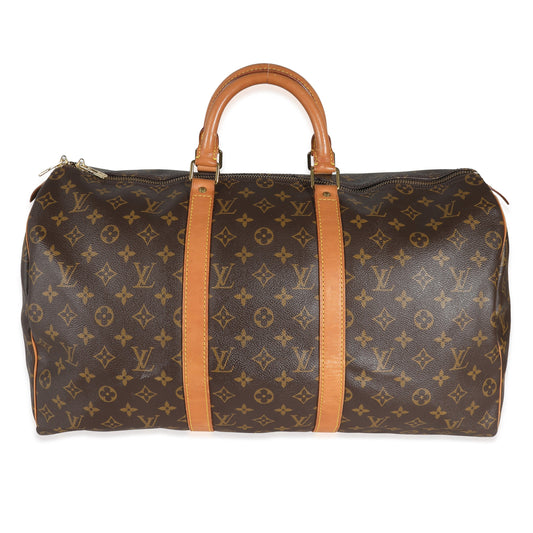 Louis Vuitton Louis Vuitton Monogram Canvas Keepall 50