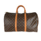 Louis Vuitton Louis Vuitton Monogram Canvas Keepall 50