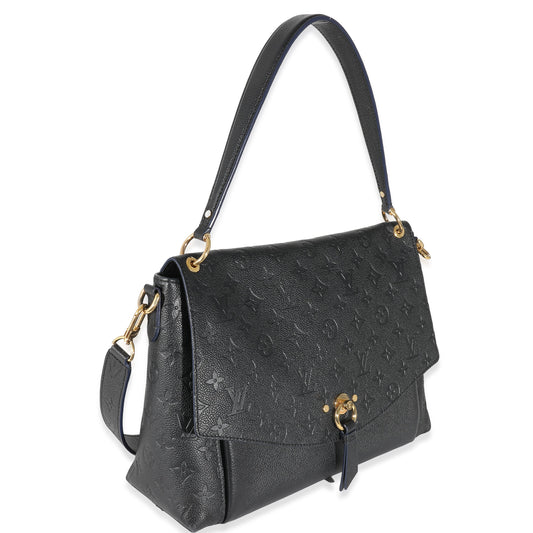 Louis Vuitton Louis Vuitton Black Empreinte Blanche MM