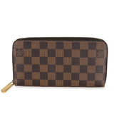Louis Vuitton Louis Vuitton Damier Ebene Canvas Zippy Wallet